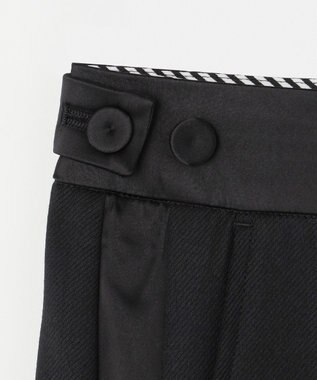 GRACE CONTINENTAL タキシードワイドパンツ ブラック