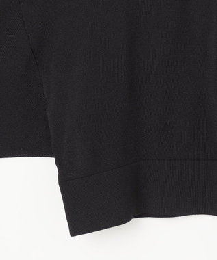 GRACE CONTINENTAL ショートドルマンニットカーディガン ブラック