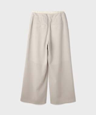 GRACE CONTINENTAL レイヤードイージーパンツ ベージュ