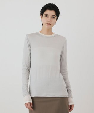 GRACE CONTINENTAL シルクベアカットトップ