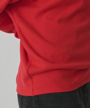 GRACE CONTINENTAL アシメテレコカットトップ レッド