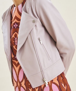 レザーノーカラーライダース / GRACE CONTINENTAL | GRACE レザーノーカラーライダース / GRACE CONTINENTAL | GRACE