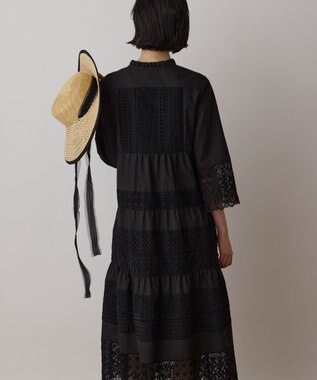 GRACE CONTINENTAL レースコンビワンピース ブラック