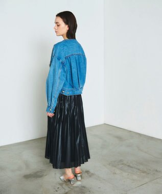 GRACE CONTINENTAL メタル釦デニムジャケット インディゴ