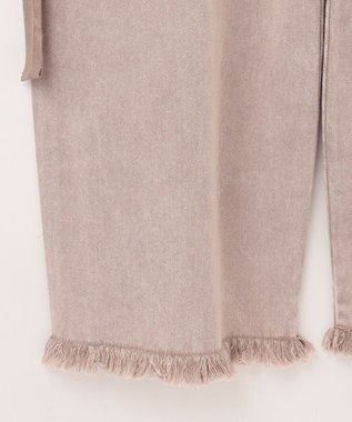 GRACE CONTINENTAL コクーンデニムカーゴパンツ グレー