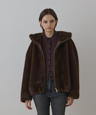 フェイクミンクフードジャケット / GRACE CONTINENTAL | GRACE