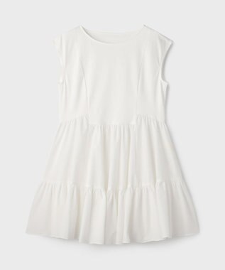 GRACE CONTINENTAL フレア切替カットトップ ホワイト