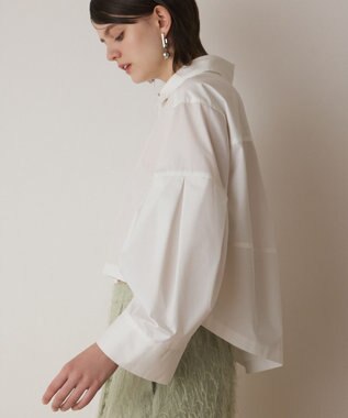 GRACE CONTINENTAL ビッグスリーブシャツ ホワイト