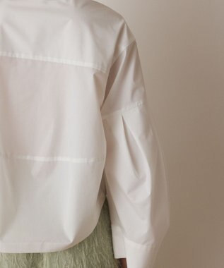 GRACE CONTINENTAL ビッグスリーブシャツ ホワイト