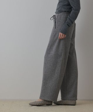 GRACE CONTINENTAL エッグラインカットパンツ グレー