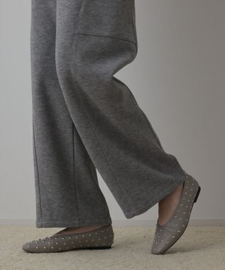 GRACE CONTINENTAL エッグラインカットパンツ グレー