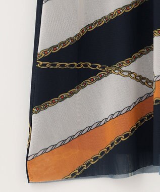 グレースコンチネンタル　スカーフチュールワンピース　ダイアグラム スカーフチュールワンピース / GRACE CONTINENTAL | GRACE