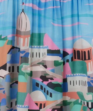 GRACE CONTINENTAL リゾートプリントマキシ マルチ