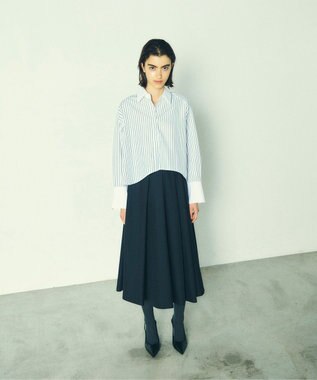 美品　Grace class グレースクラス フレアースカート　サイズ38 レースタックスカート / GRACE CONTINENTAL | GRACE CONTINENTAL