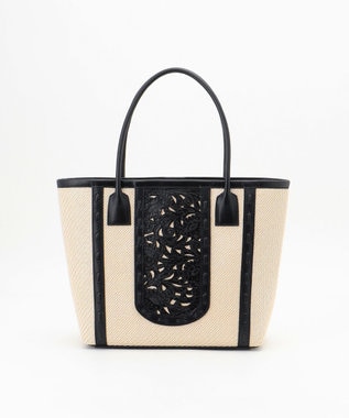 GRACE CONTINENTAL Jute-likeToteBag ブラック