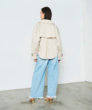 GRACE CONTINENTAL ドルマントレンチジャケット ベージュ