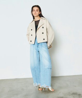 GRACE CONTINENTAL ドルマントレンチジャケット ベージュ