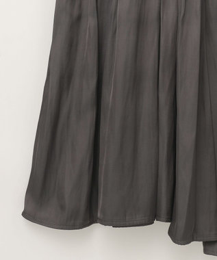 GRACE CONTINENTAL ギャザーキャミソールワンピース グレー