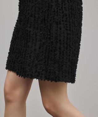 GRACE CONTINENTAL カットジャガードハーフパンツ ブラック