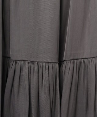 GRACE CONTINENTAL ギャザーキャミソールワンピース グレー