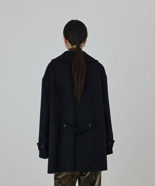 GRACE CONTINENTAL ショートビーバーPコート ブラック