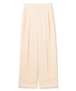 GRACE CONTINENTAL ストレッチスラブタックパンツ キナリ