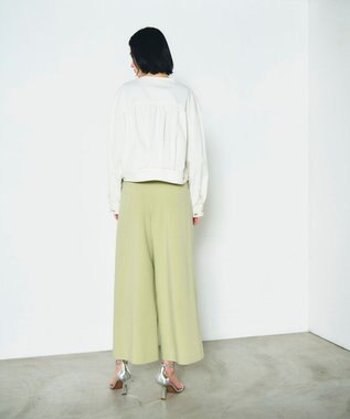 GRACE CONTINENTAL メタル釦デニムジャケット ホワイト