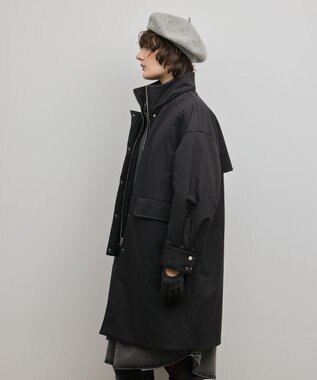 GRACE CONTINENTAL パディングマルチwayコート ブラック