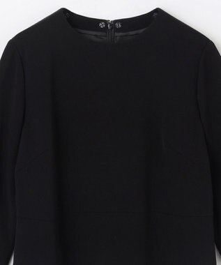 GRACE CONTINENTAL ダブルクロスドレス バイカラー