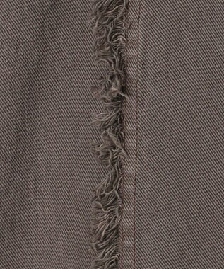 GRACE CONTINENTAL フリンジバギーパンツ チャコール