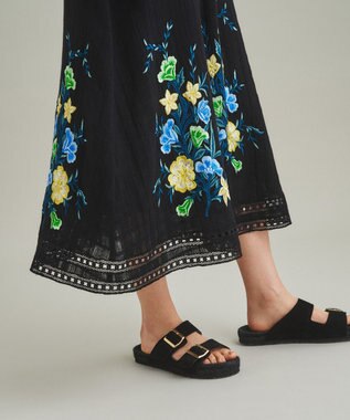 フラワー刺繍ドロストワンピース / GRACE CONTINENTAL | GRACE 