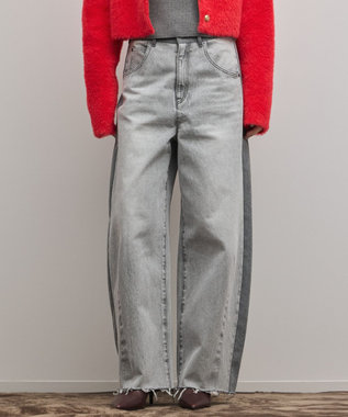 GRACE CONTINENTAL サイドラインデニムパンツ