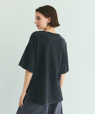 GRACE CONTINENTAL ピグメントTシャツ ブラック