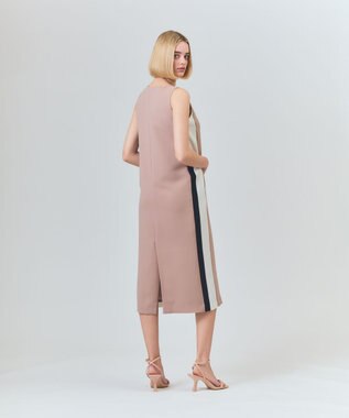 GRACE CONTINENTAL ケープレイヤードドレス ベージュ