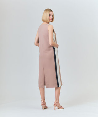 GRACE CONTINENTAL ケープレイヤードドレス ベージュ