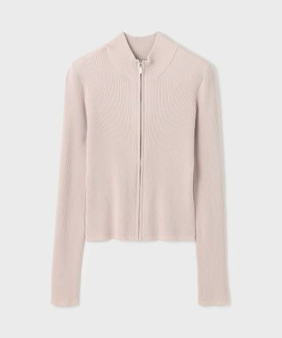 GRACE CONTINENTAL / グレースコンチネンタル リブニットzipトップ リブニットzipトップ / GRACE CONTINENTAL | GRACE CONTINENTAL