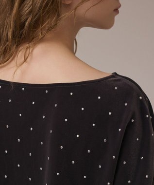 GRACE CONTINENTAL ベロアルーズカットトップ グレー