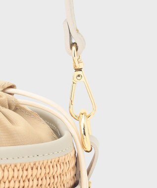 GRACE CONTINENTAL ANTONELLA　FERRANTE  ベルトフリンジバック グレー