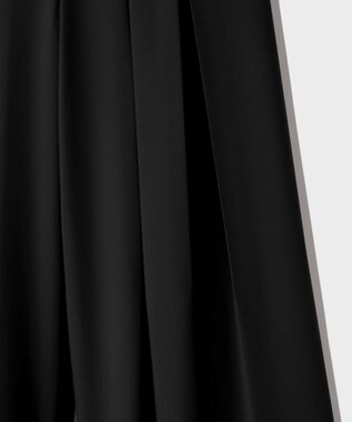 GRACE CONTINENTAL ボックスプリーツパンツ ブラック