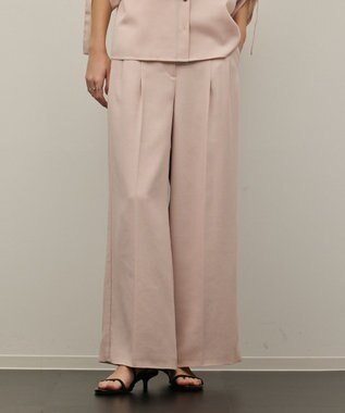 GRACE CONTINENTAL シアーワイドパンツ