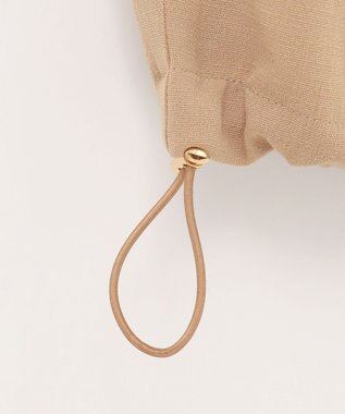 GRACE CONTINENTAL ストレッチスラブタックパンツ ベージュ