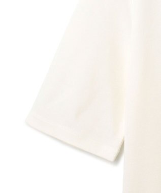 GRACE CONTINENTAL ロゴミラノリブトップ ホワイト