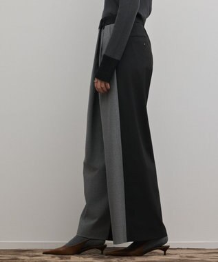 GRACE CONTINENTAL ラップワイドパンツ グレー
