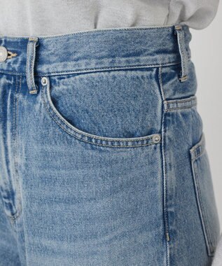 GRACE CONTINENTAL レーススカートレイヤードデニム サックス