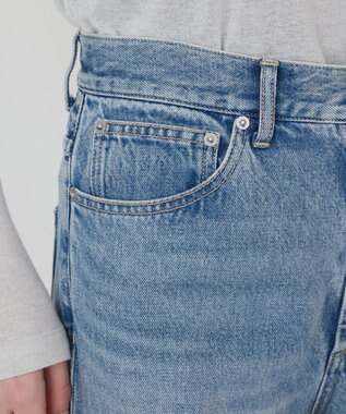 GRACE CONTINENTAL レーススカートレイヤードデニム サックス