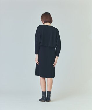 GRACE CONTINENTAL パールショートカーディガン ブラック