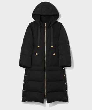 GRACE CONTINENTAL 2WAYロングダウンコート ブラック