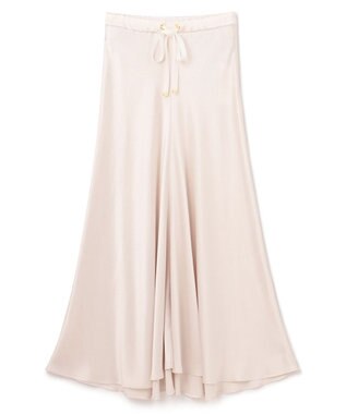 GRACE CONTINENTAL サテンバイアスロングスカート キナリ