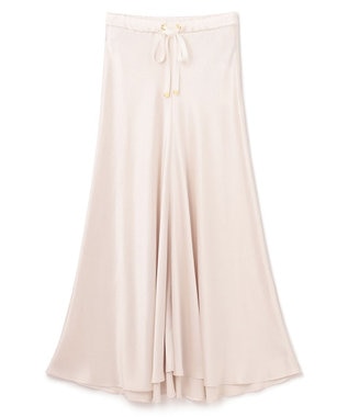 GRACE CONTINENTAL サテンバイアスロングスカート キナリ