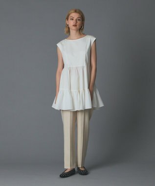 GRACE CONTINENTAL フレア切替カットトップ